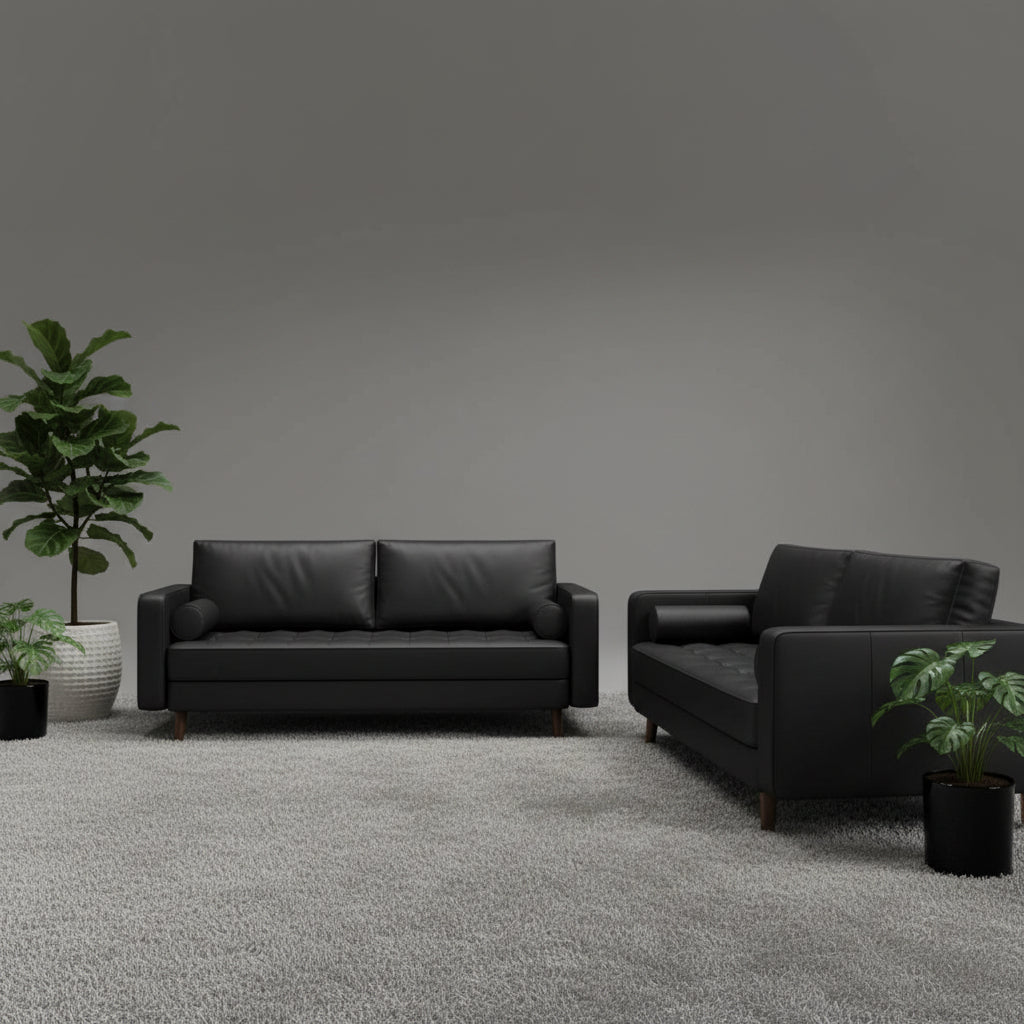 Bridgeview 5 Seater Square Arm Sofa Set