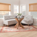 Alejoa Upholstered Corner Nook And Dining Table Set