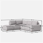 Amanda L Shape Sofa