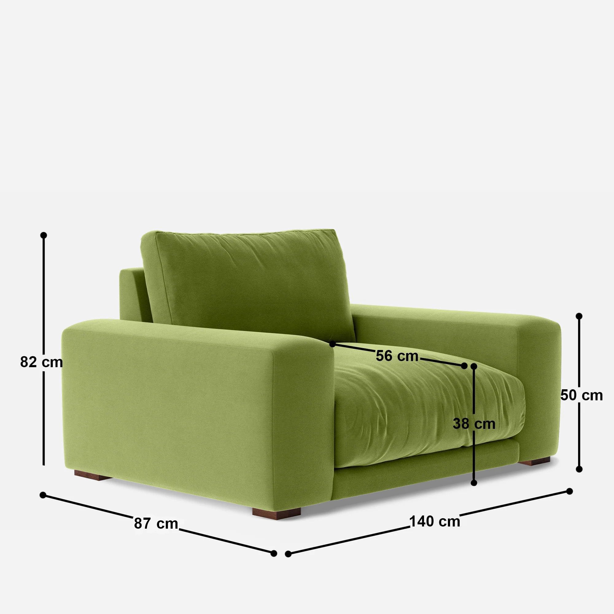Amanda XL Single Seat Sofa