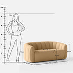 Amy Curvy 2 Seater Sofa