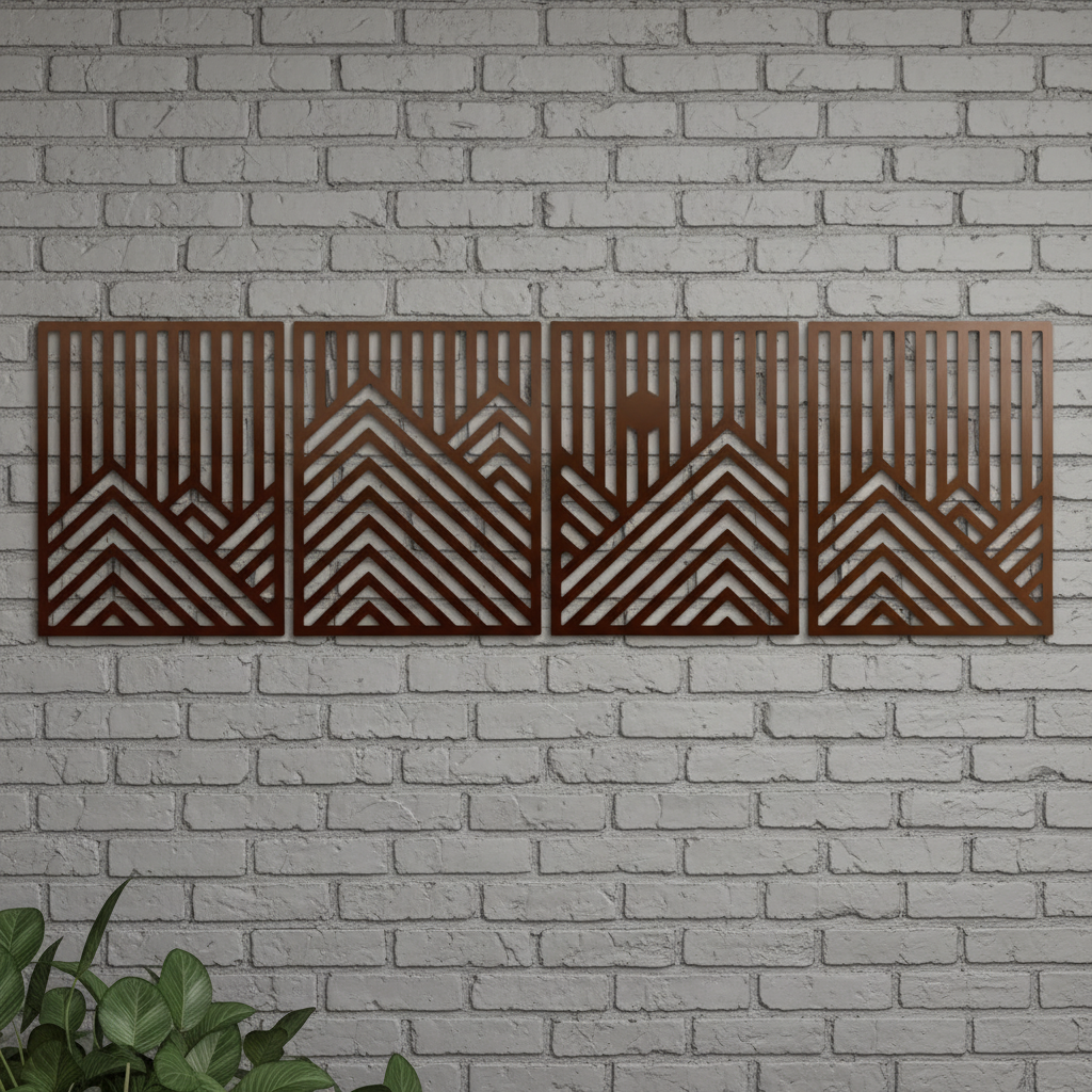 Adeline 4 Piece Wall Art