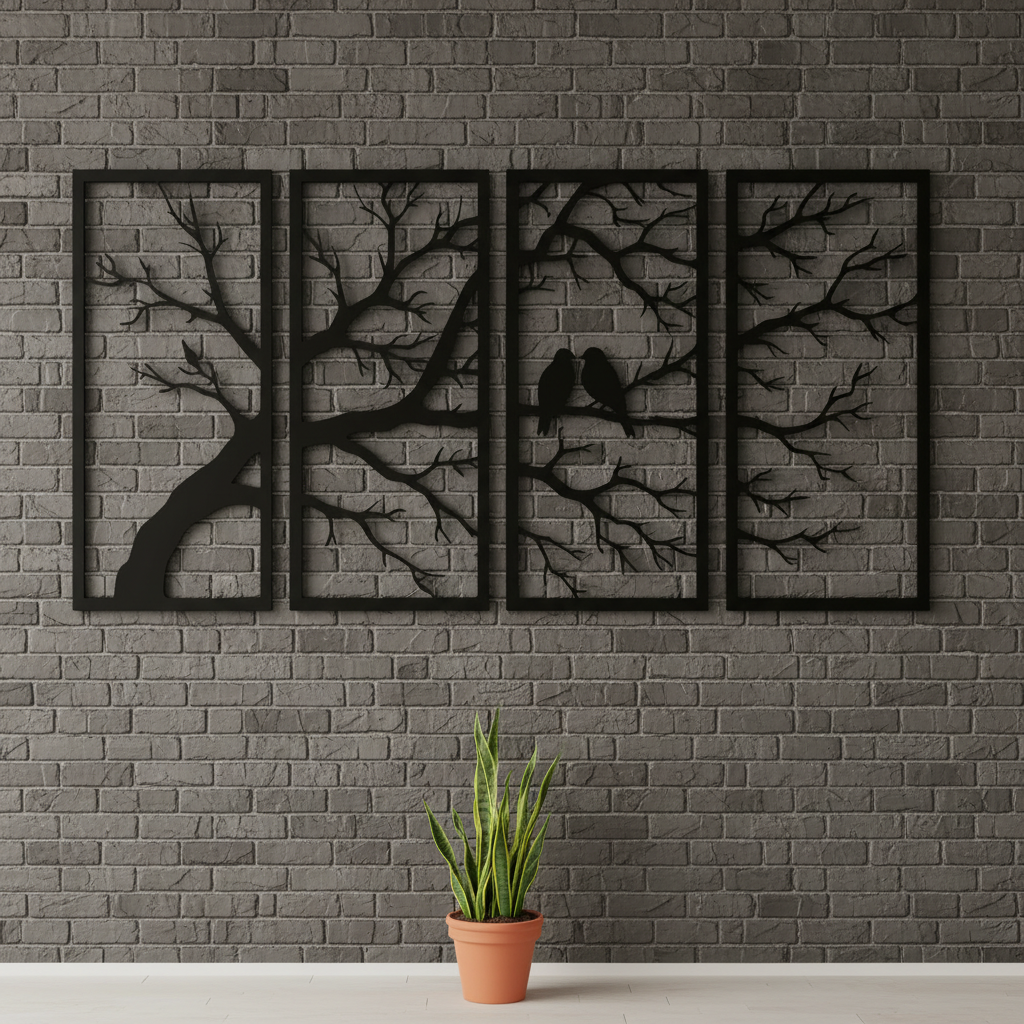 Sienna 4 Piece Wall Art
