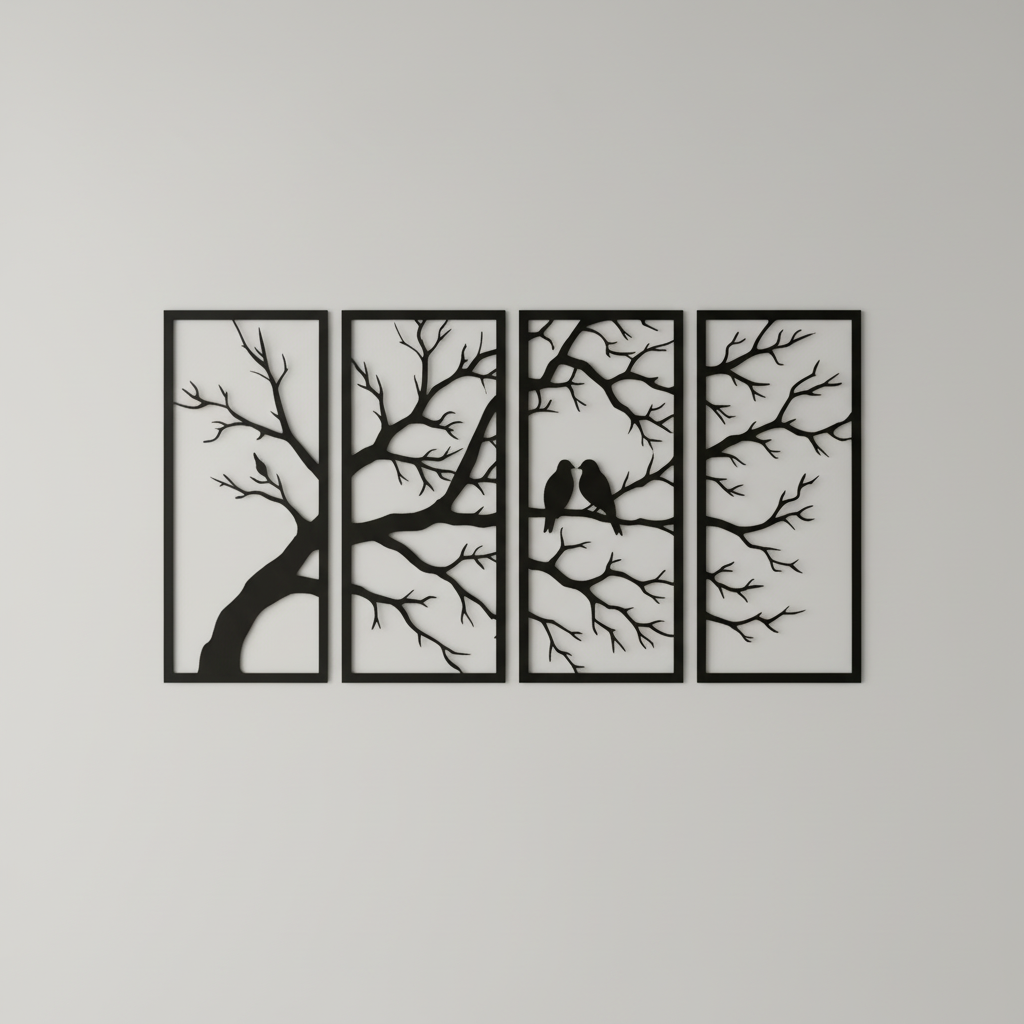 Sienna 4 Piece Wall Art