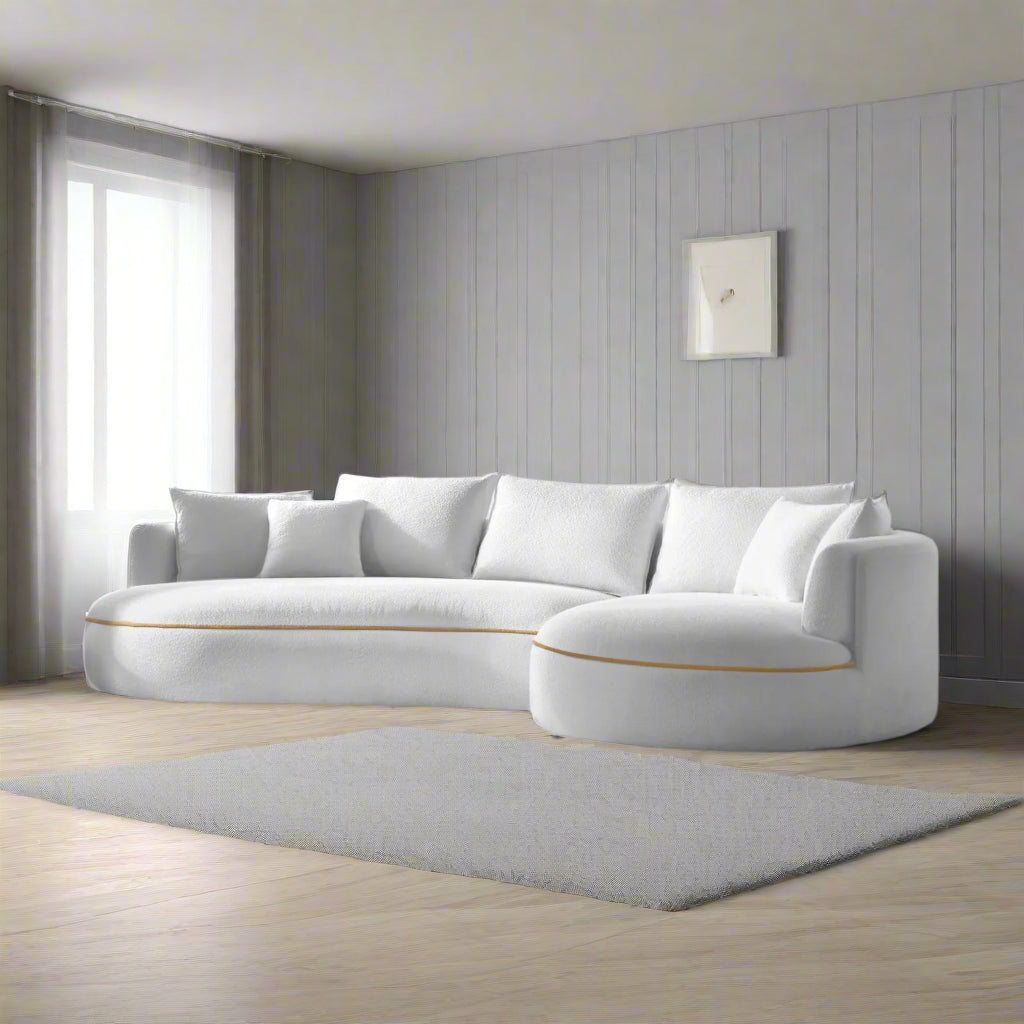 Ashley Curvy Sectional L Shape Sofa