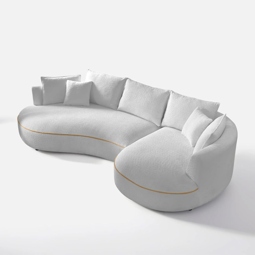 Ashley Curvy Sectional L Shape Sofa