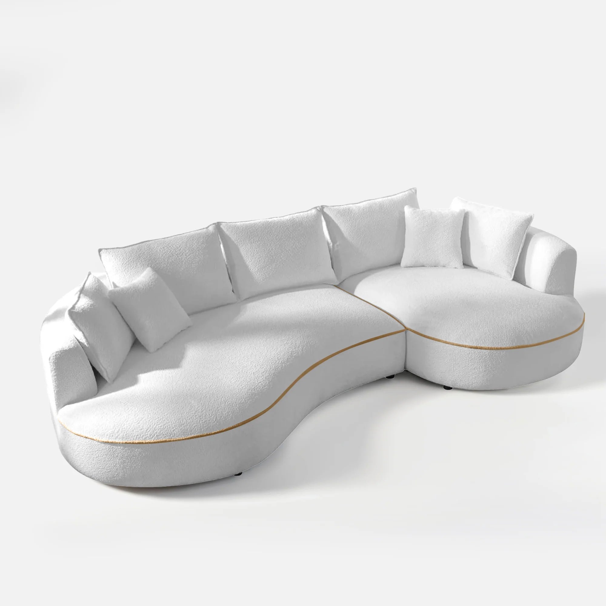 Ashley Curvy Sectional L Shape Sofa
