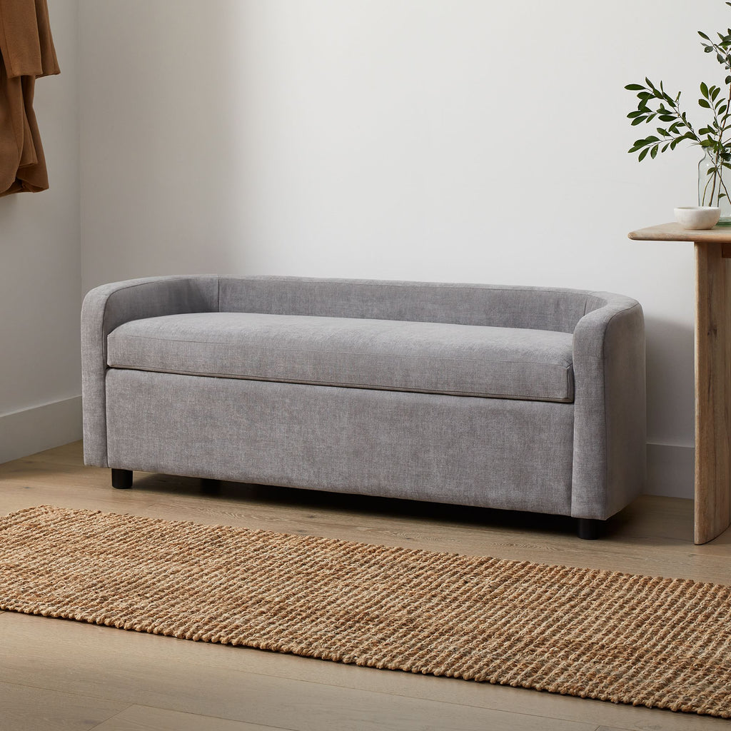 Bacall Curved Storage Bench