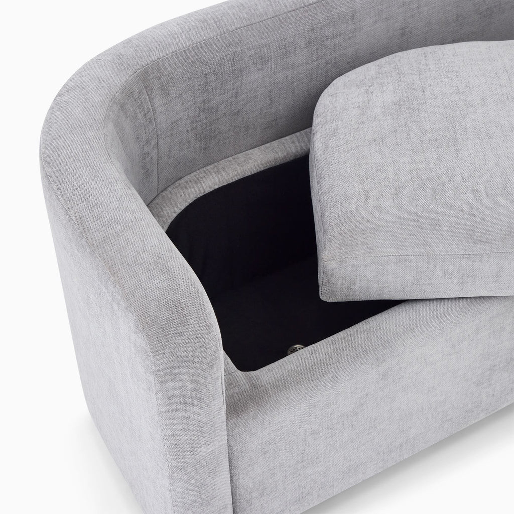 Bacall Curved Storage Bench