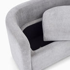 Bacall Curved Storage Bench