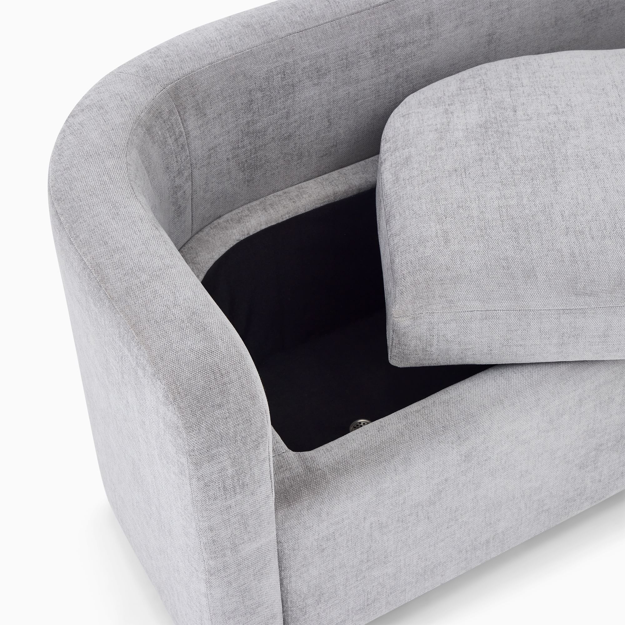 Bacall Curved Storage Bench