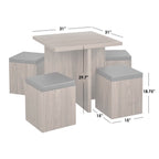 Badillo Dining Set 4 Seater