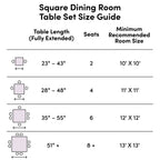 Badillo Dining Set 4 Seater