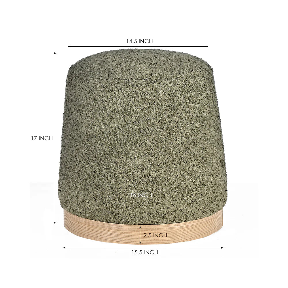 Marcellus Boucle Ottoman