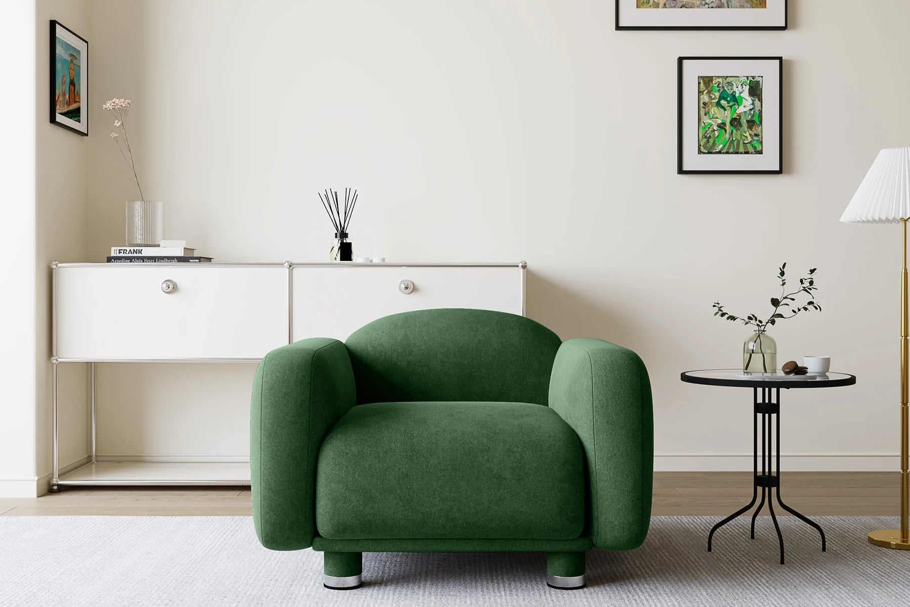 Beryl Curved 5 Seater Couch Sofa