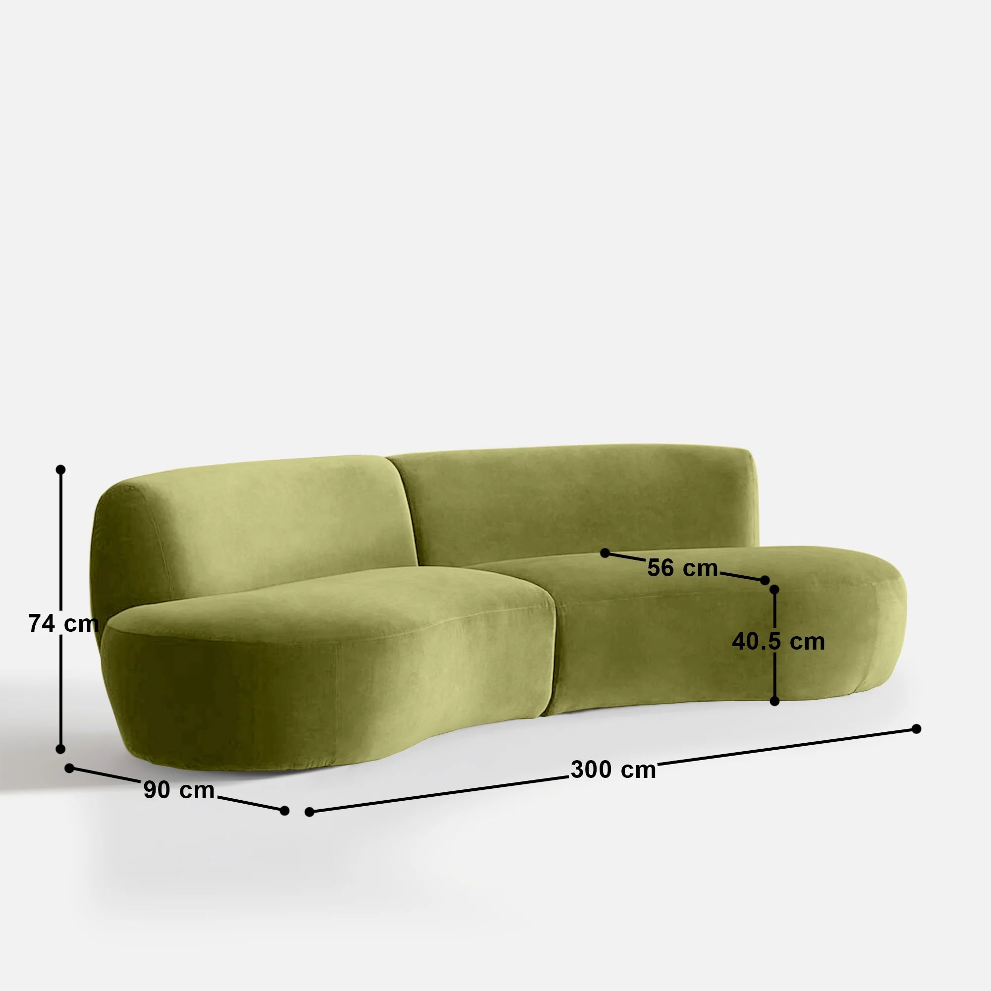 Betty Sectional 4 Seater Sofa