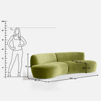 Betty Sectional 4 Seater Sofa