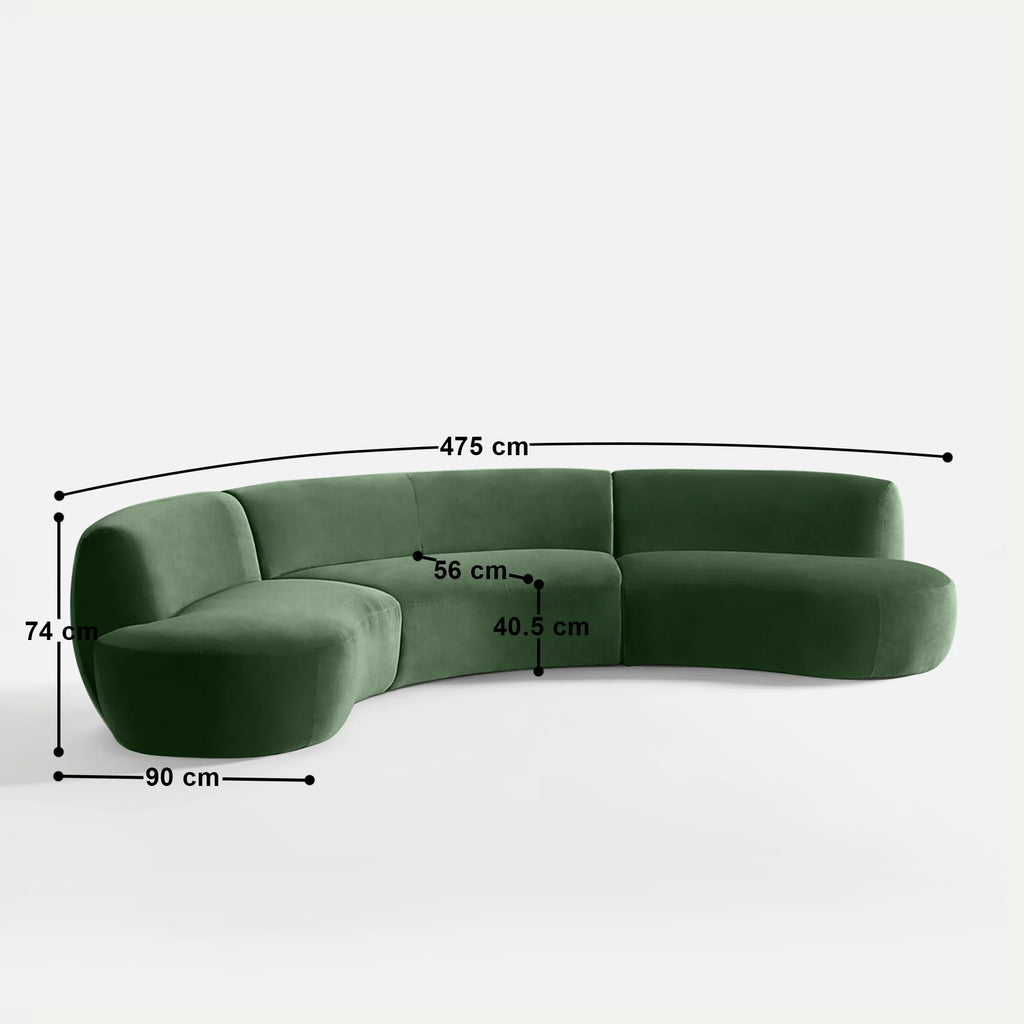 Betty Sectional 6 Seater Sofa