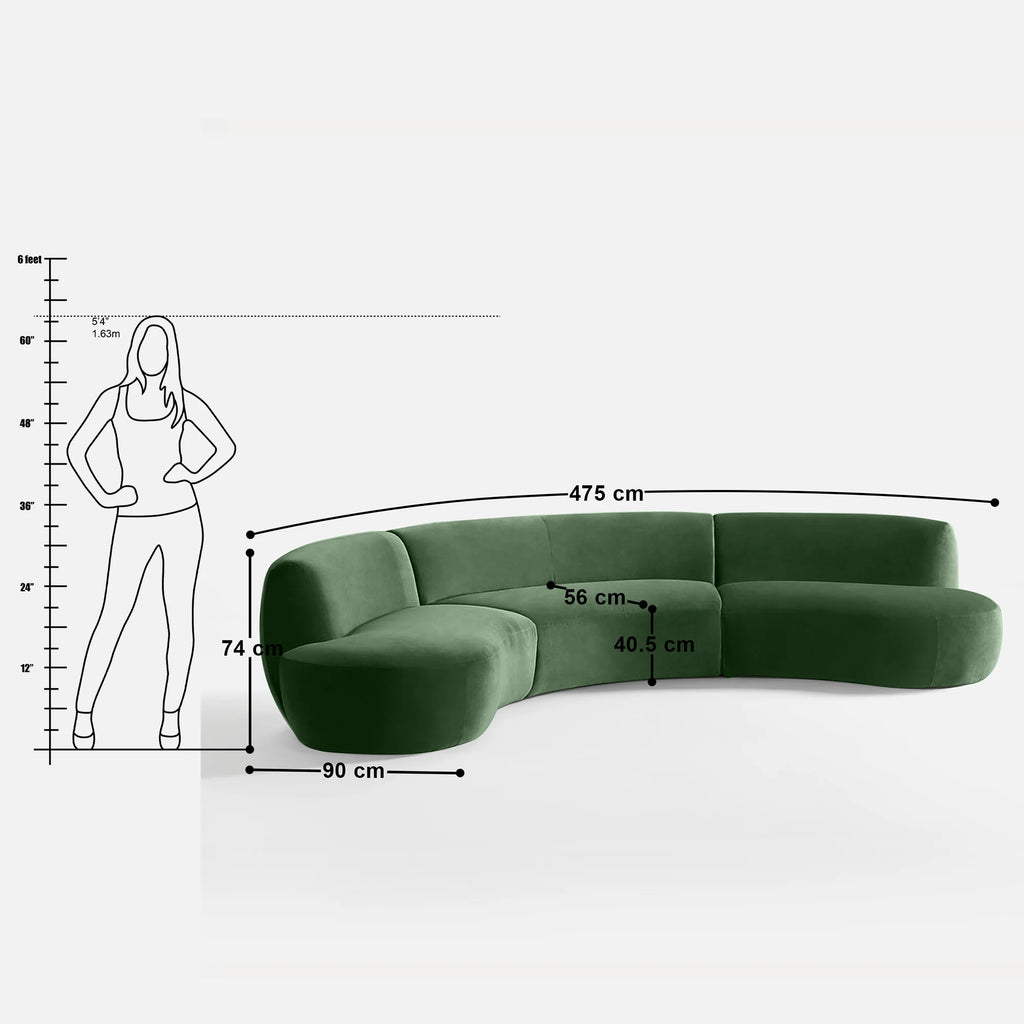 Betty Sectional 6 Seater Sofa