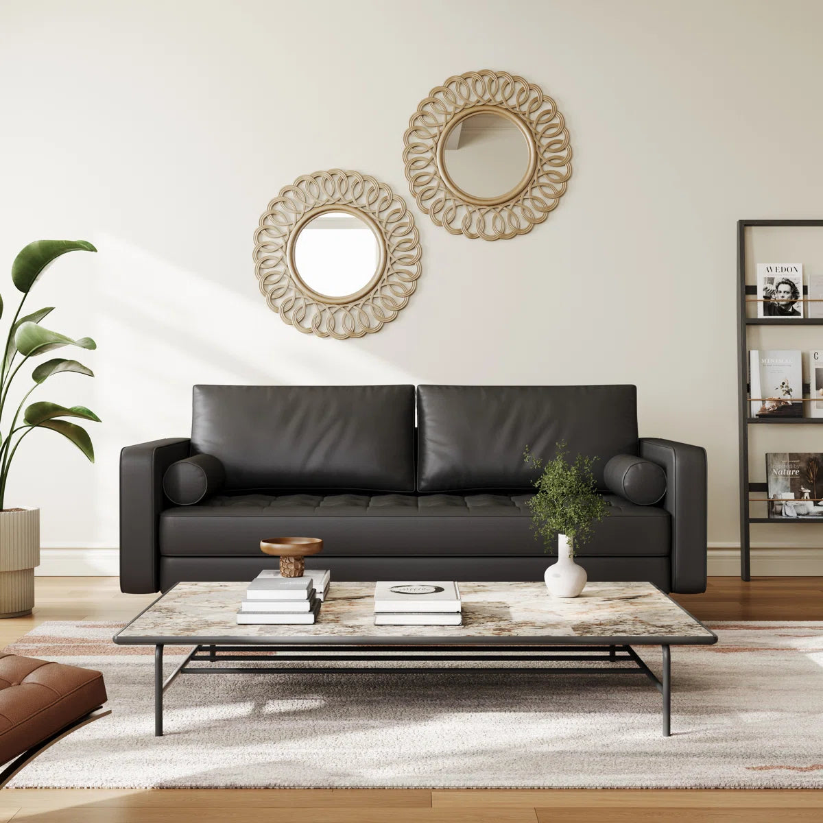 Bridgeview 5 Seater Square Arm Sofa Set