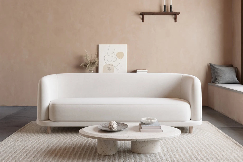 Cora Curved 5-Seater Couch Sofa