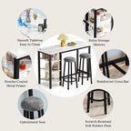 Counter Height Bar Table Set