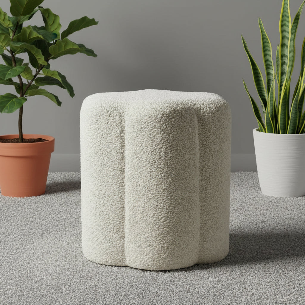 Darren Boucle Ottoman