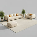 Daniel Boucle 4 Seater Sofa with Ottoman