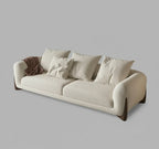 Daniel Boucle 4 Seater Sofa with Ottoman