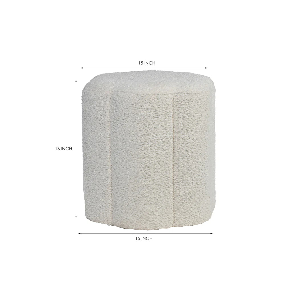 Darren Boucle Ottoman