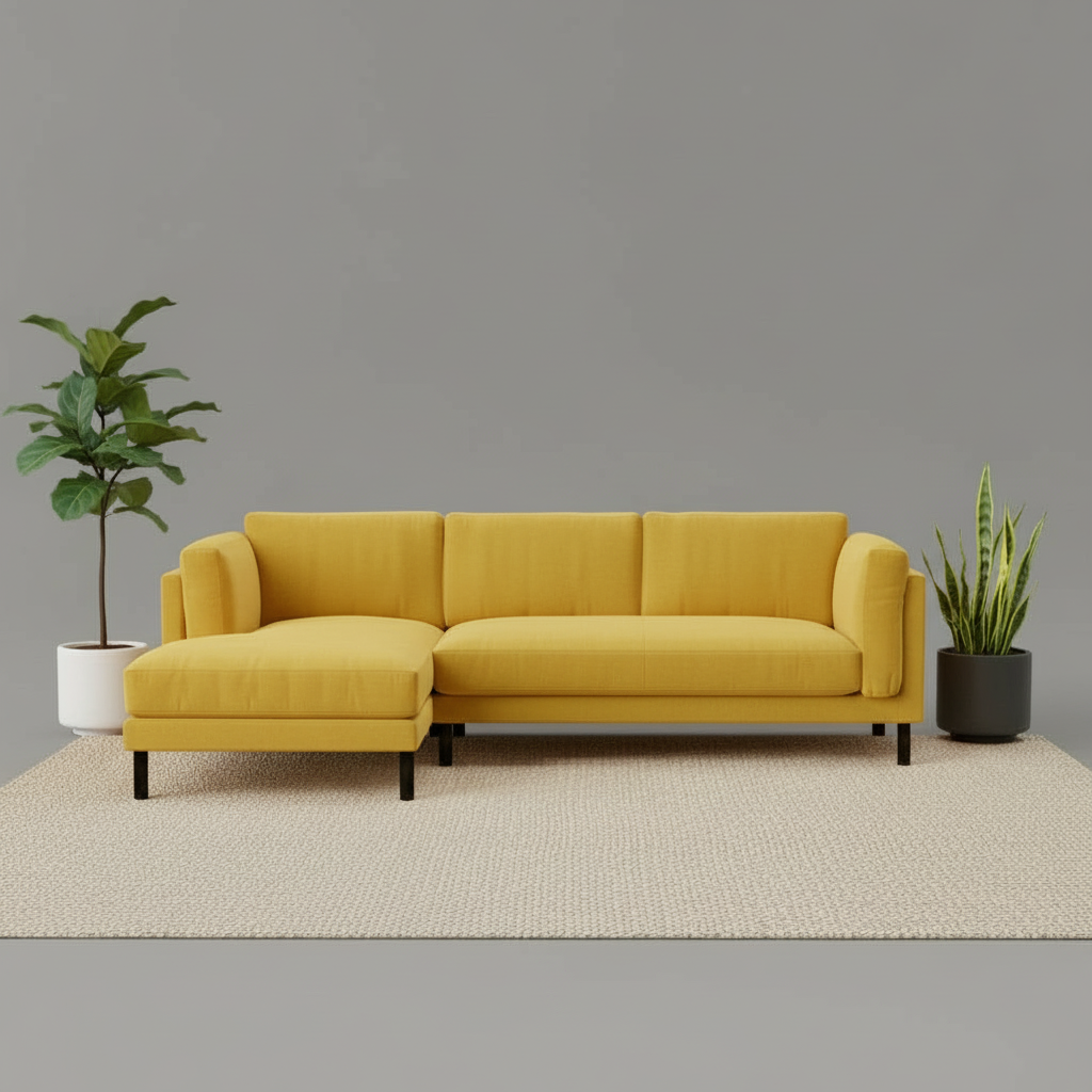 Deborah Sectional L Shaped Sofa
