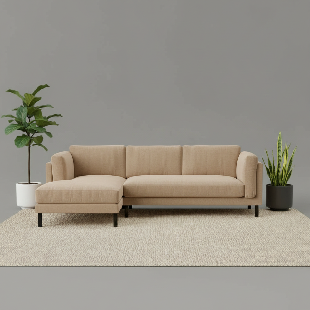 Deborah Sectional L Shaped Sofa