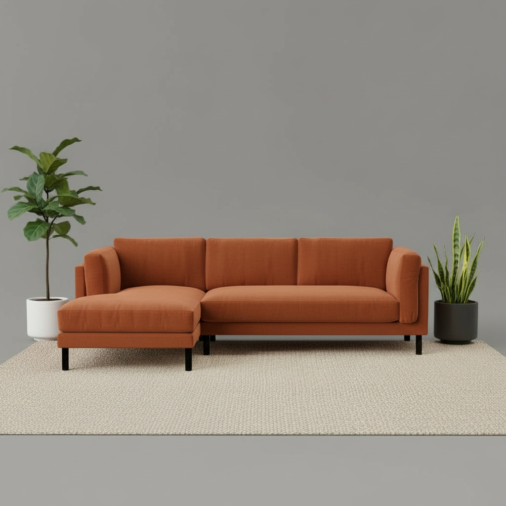Deborah Sectional L Shaped Sofa