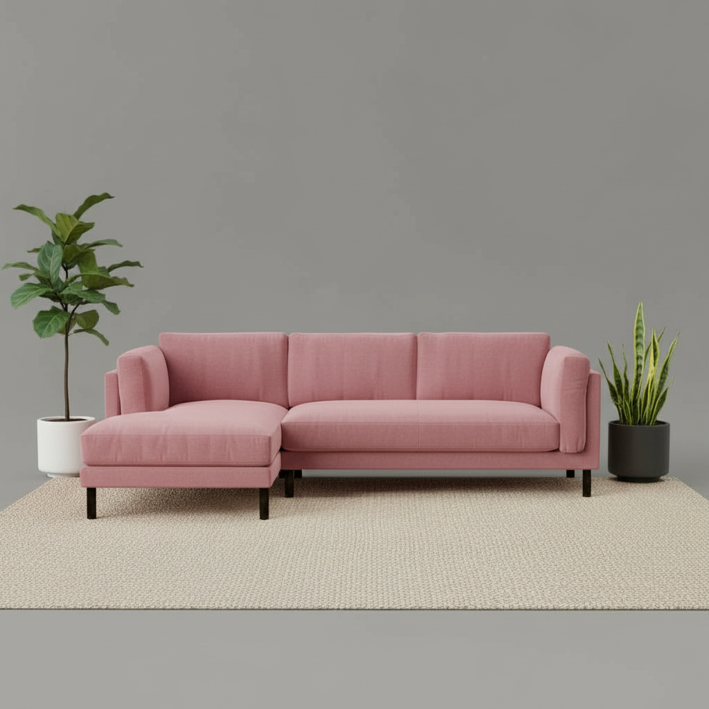 Deborah Sectional L Shaped Sofa