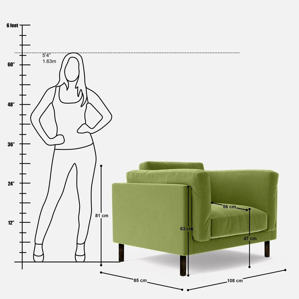 Deborah Single Seat Sofa