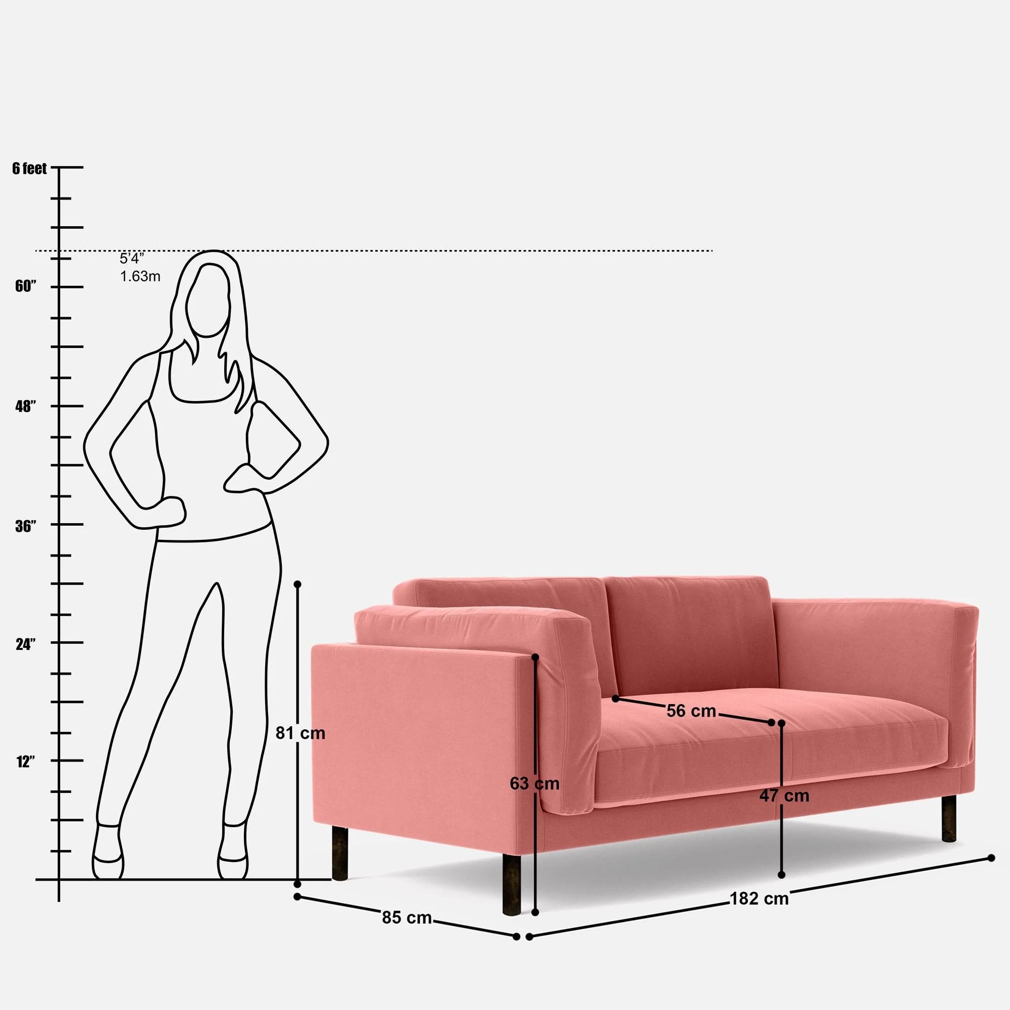 Deborah XL 2 Seater Sofa