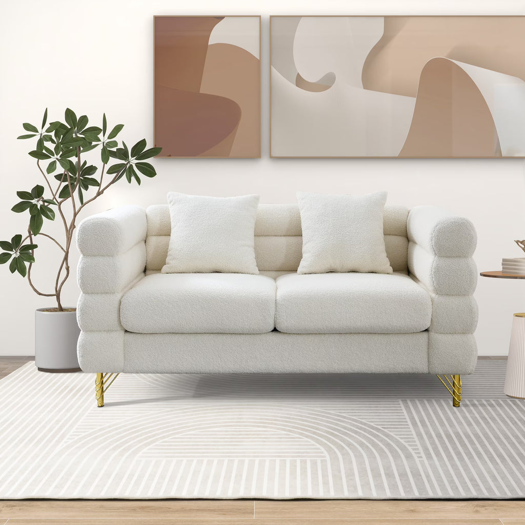 Donna Boucle 2 Seater Sofa