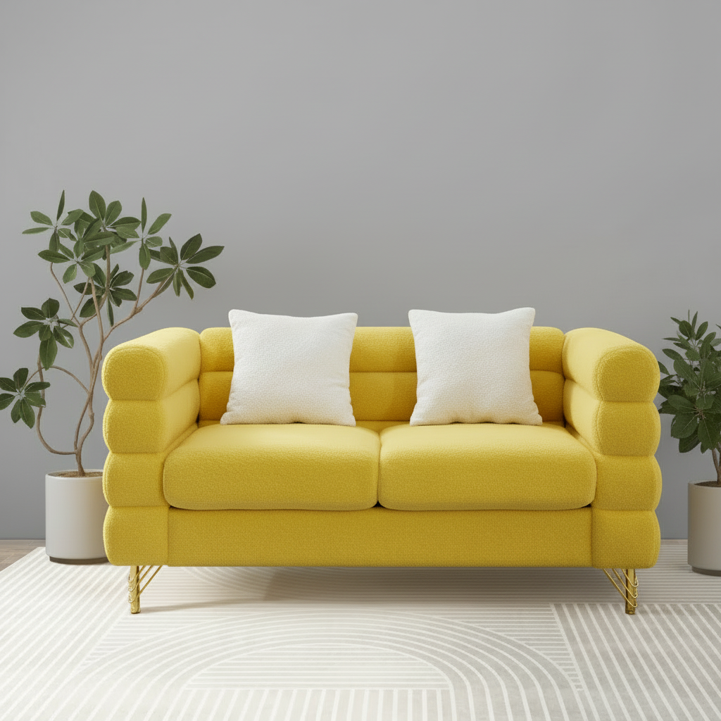 Donna Boucle 2 Seater Sofa