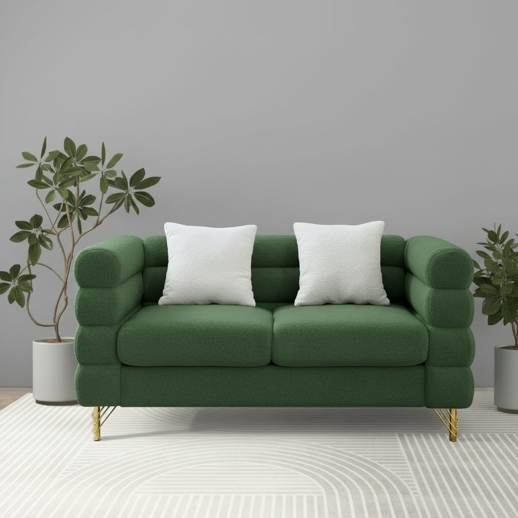 Donna Boucle 2 Seater Sofa