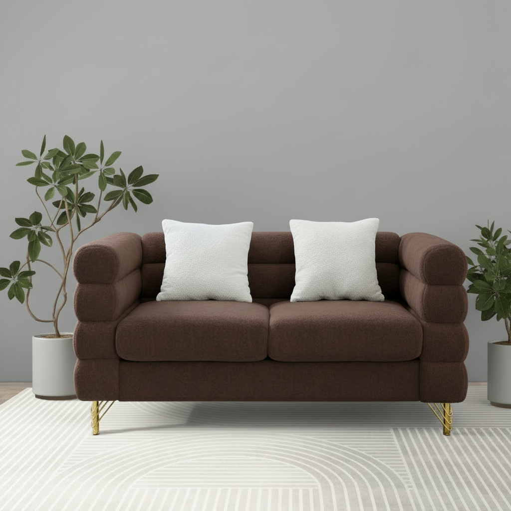 Donna Boucle 2 Seater Sofa