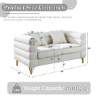 Donna Boucle 2 Seater Sofa