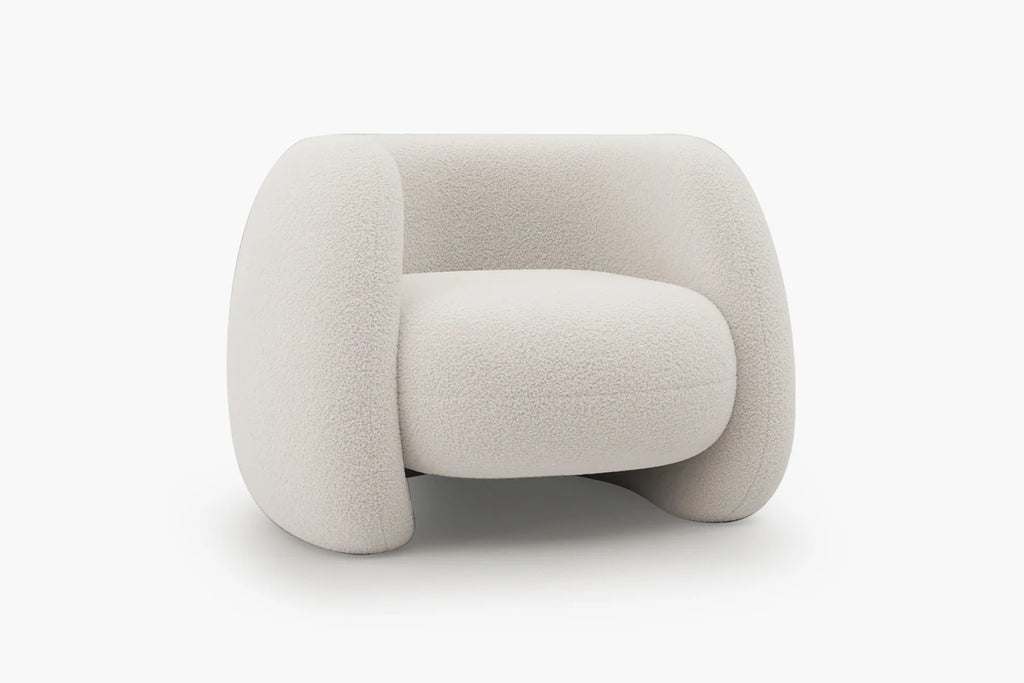Dori Boucle Curved Lounge Chair