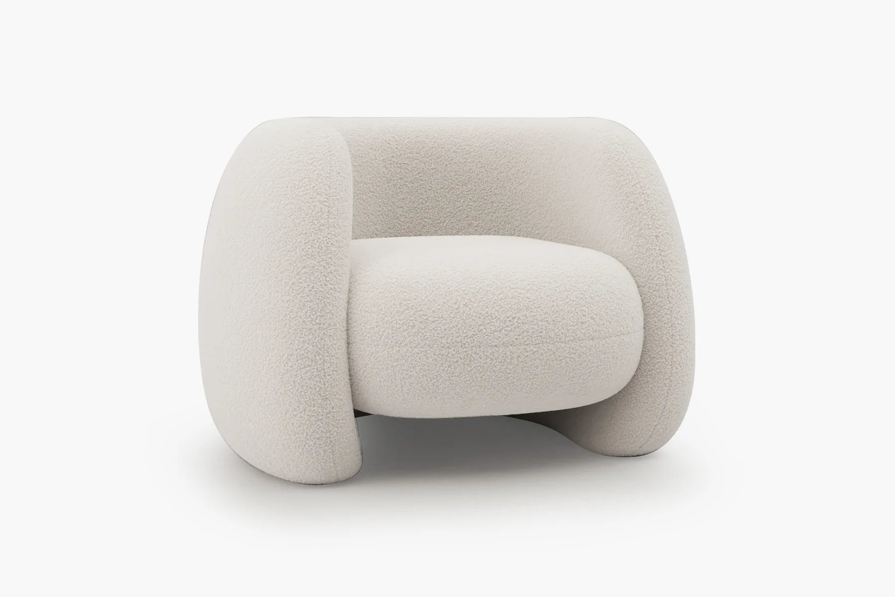 Dori Boucle Curved Lounge Chair