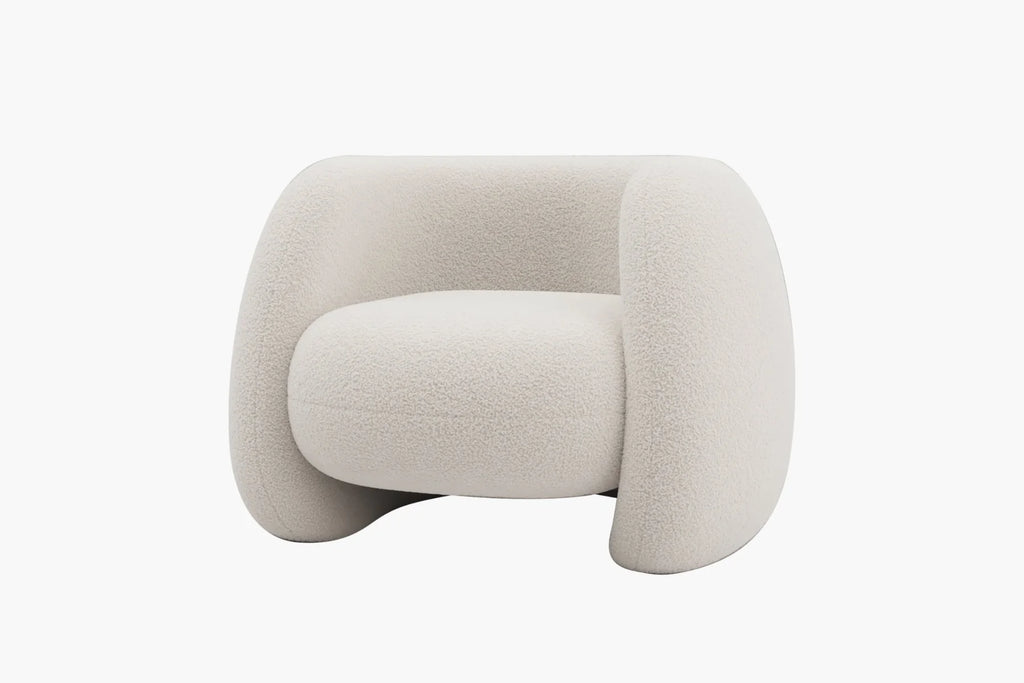 Dori Boucle Curved Lounge Chair