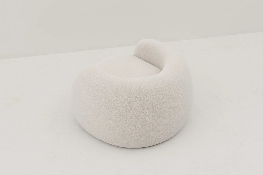 Dori Boucle Curved Lounge Chair