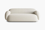 Dori Boucle Curved 3-Seater Couch Sofa