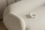 Dori Boucle Curved 3-Seater Couch Sofa