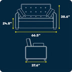 Edward Convertible Sofa-Bed