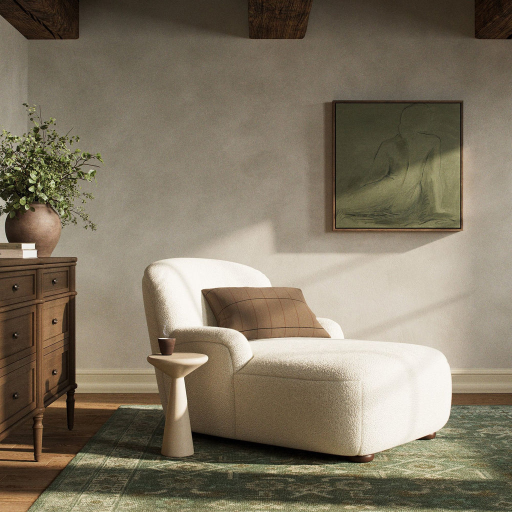 Elizabethtown Boucle Chaise Lounge