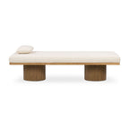 Fluted Base Chaise Lounge